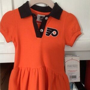 NHL Kids Casual Dress - Orange and Black